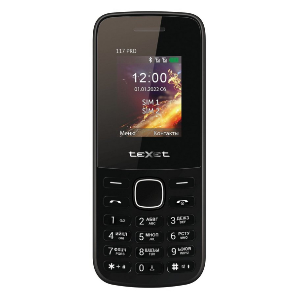 Купить Мобильный телефон teXet TM-117 Pro 4G Чёрный